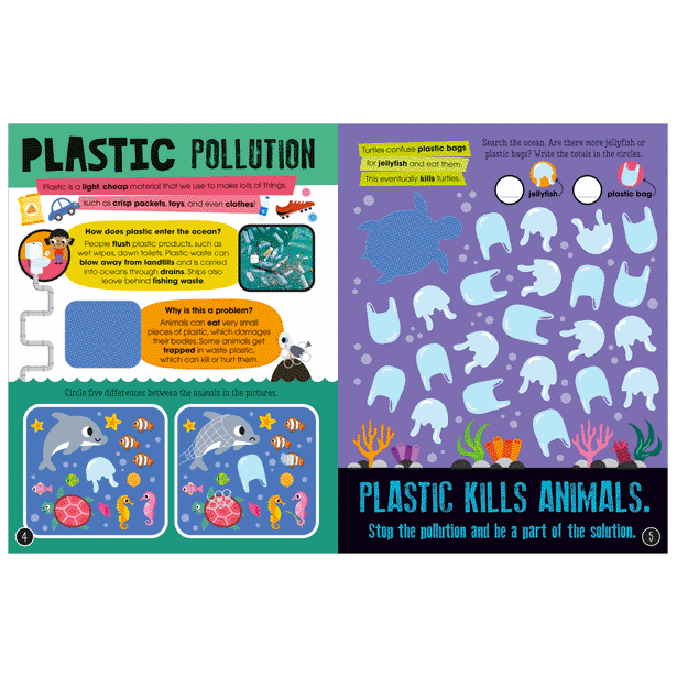 Activity Book - My Precious Planet: Make A Difference & Go Green
