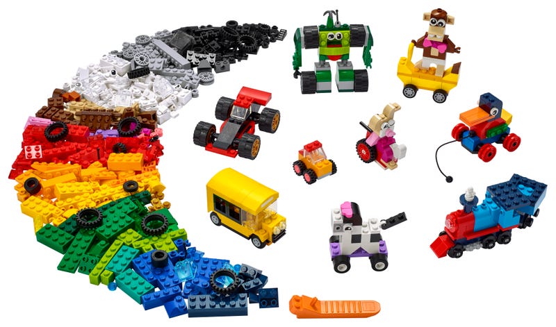 Lego Classic - Bricks & Wheels 11014-Mountain Baby