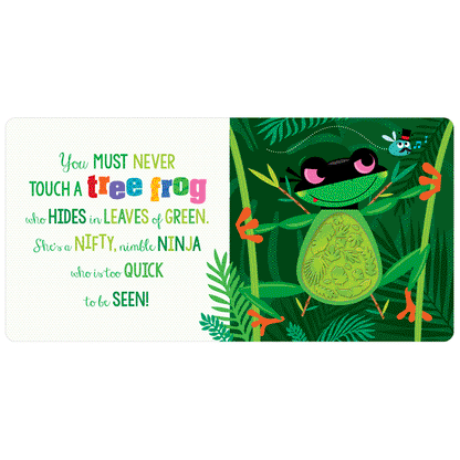 Board Book - Never Touch A Zebra!-Mountain Baby