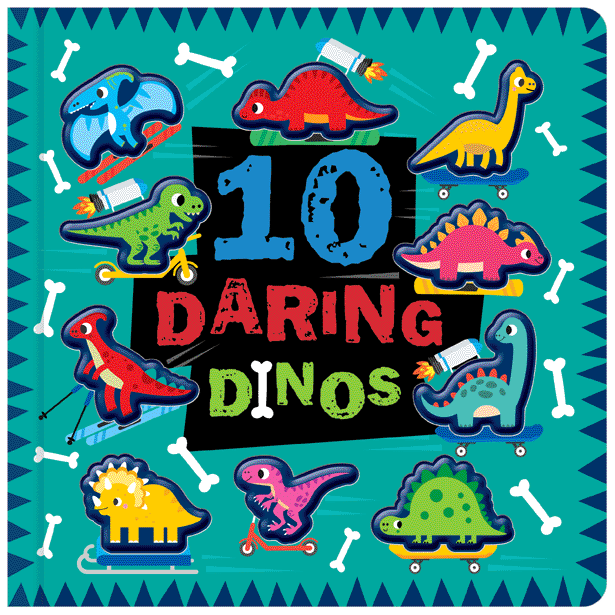 Board Book - 10 Daring Dinos