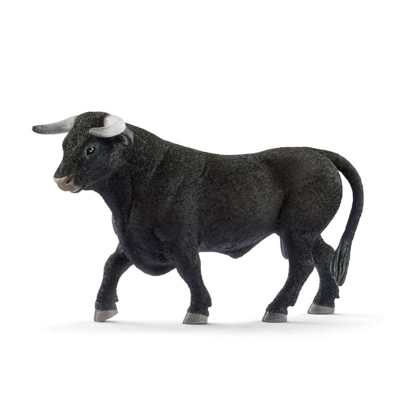 Schleich Animal Figurine - Black Bull-Mountain Baby