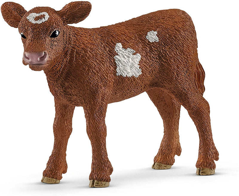 Schleich Animal Figurine - Texas Longhorn Calf - Brown-Mountain Baby