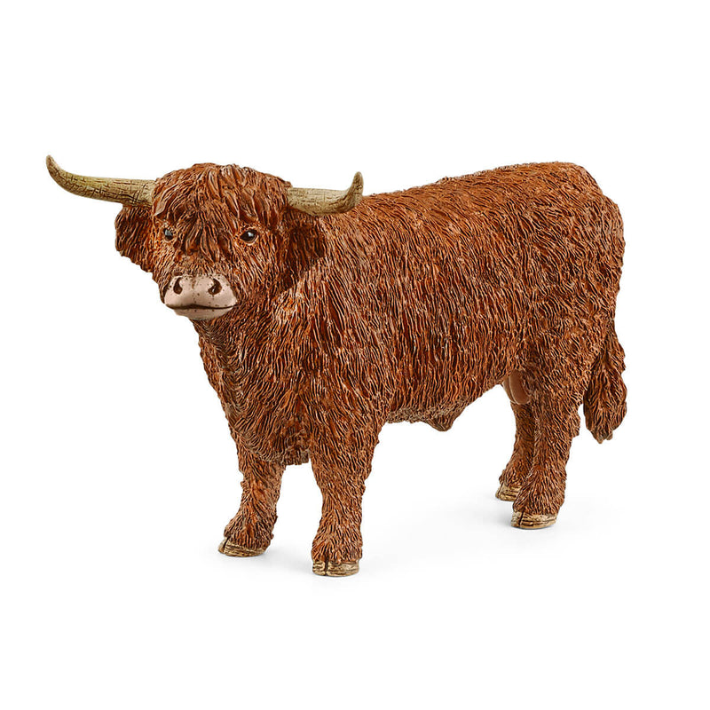 Schleich Animal Figurine - Highland Bull-Mountain Baby