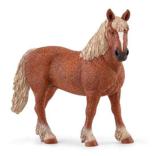 Schleich Animal Figurine - Horses - Belgian Draft Horse-Mountain Baby
