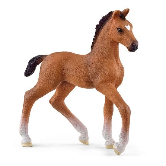 Schleich Animal Figurine - Horses - Oldenburg Foal-Mountain Baby