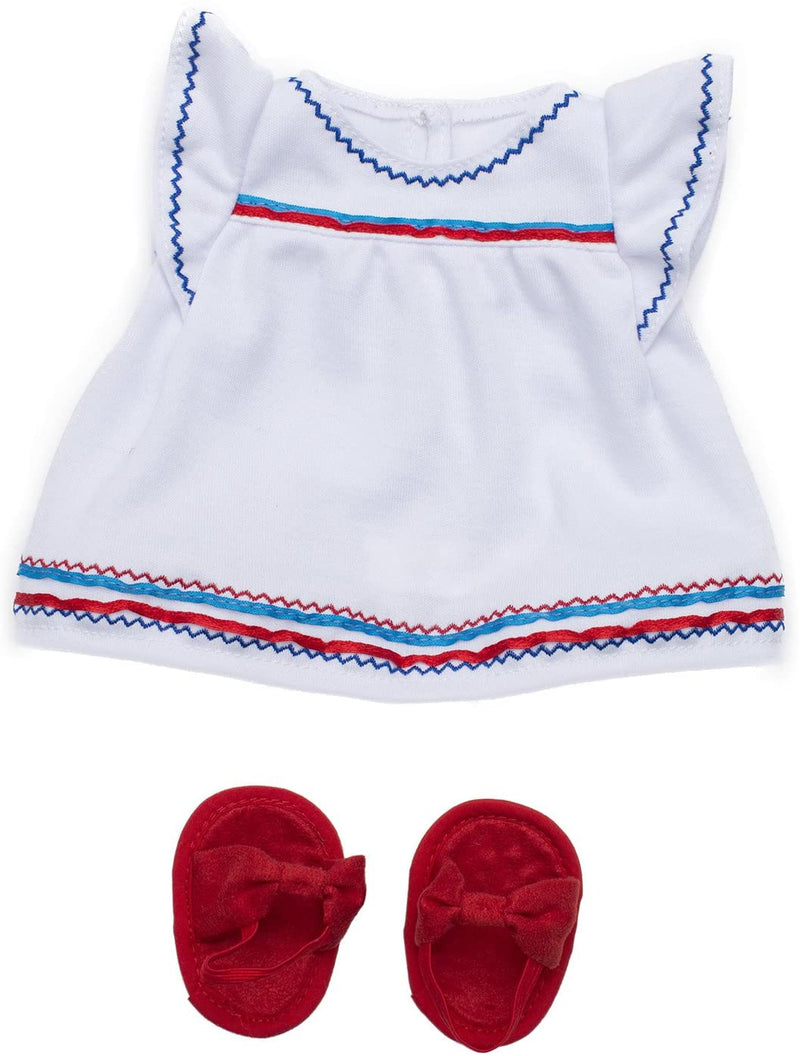 Manhattan Toys Baby Stella Outfit - Liberty Dress & Sandal-Mountain Baby