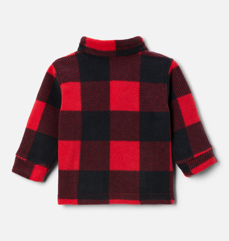 Columbia Fleece Jacket - Zing 3 (Toddler) - Mountain Red Check-Mountain Baby