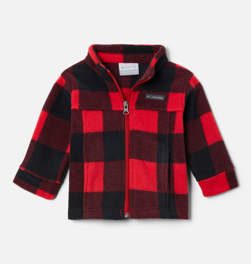 Columbia Fleece Jacket - Zing 3 (Toddler) - Mountain Red Check-Mountain Baby