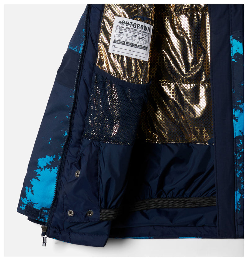 Columbia Jacket - Mighty Mogul 2 (Youth) - Compass Blue Lookup/Collegiate Navy-Mountain Baby