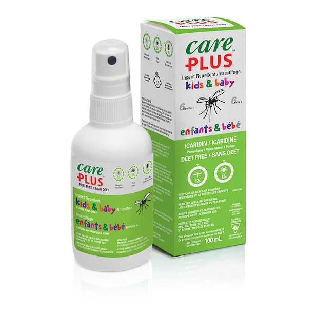 Care Plus Anti-Insect Icaridin Bug Repellant Spray For Kids - DEET FREE - 100ml-Mountain Baby