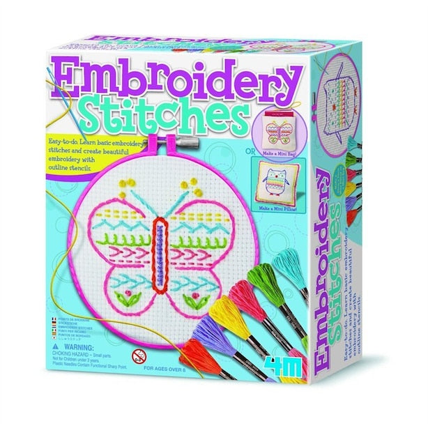 4M Easy To Do Embroidery Stitching Kit-Mountain Baby