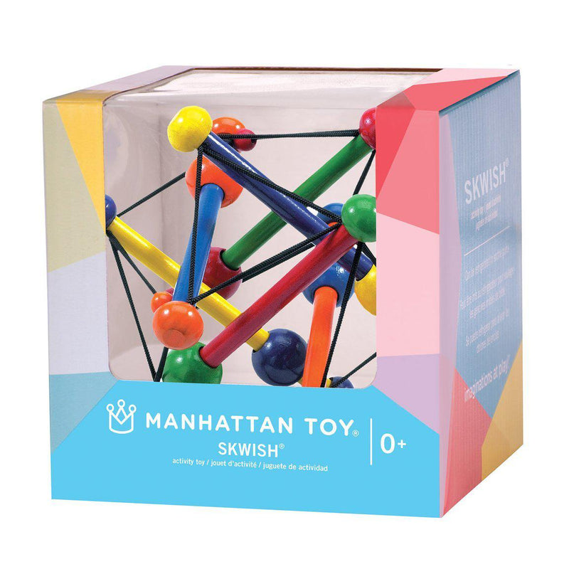 Manhattan Toys Skwish Wooden Baby Toy-Mountain Baby