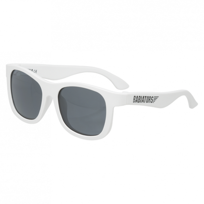 Babiators Sunglasses - Navigator - Wicked White-Mountain Baby