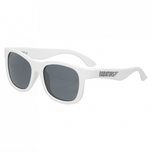 Babiators Sunglasses - Navigator - Wicked White-Mountain Baby