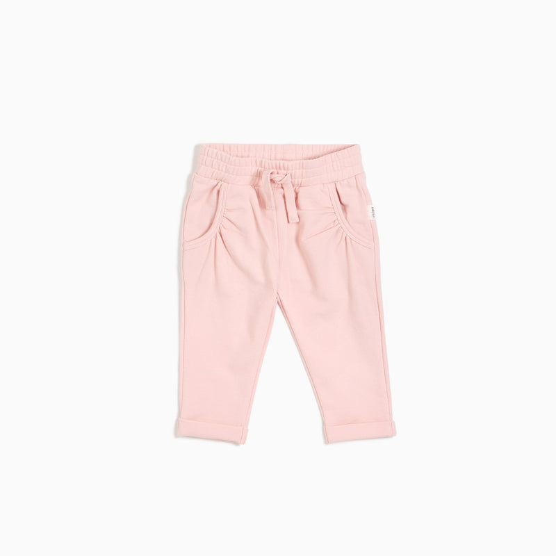 Miles Baby Joggers - Pink Ruching-Mountain Baby