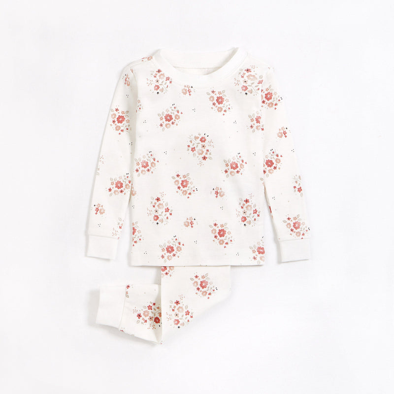 Petit Lem Pajama Set - Floral-Mountain Baby