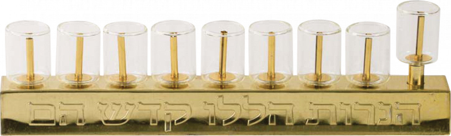 Chanukah Oil Menorah w/ Glass Cups-Mountain Baby