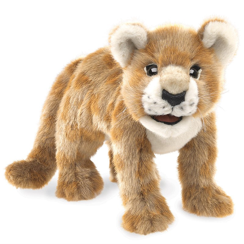 Folkmanis Puppets - African Lion Cub-Mountain Baby