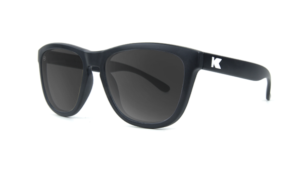 Knockaround Kids' Sunglasses - Premium - Black/Smoke Polarized-Mountain Baby