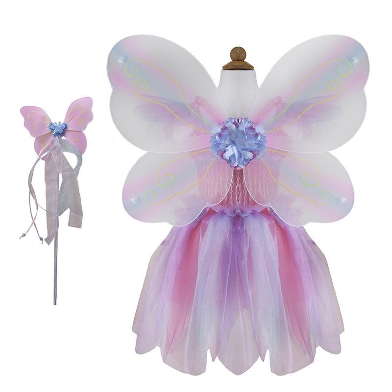 Great Pretenders Costumes - Butterfly Dress w/ Wings & Wand - Pink-Mountain Baby