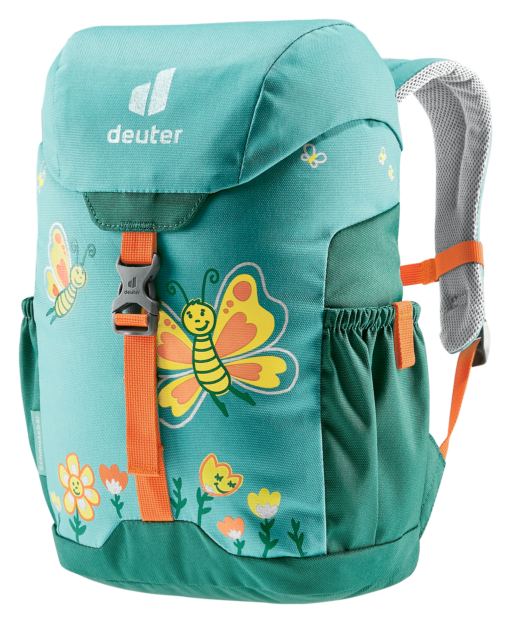 Deuter Backpack - Schmusebar - Dust Blue/Alpine Green-Mountain Baby