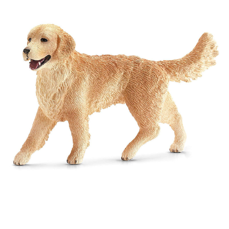 Schleich Animal Figurine - Dog - Golden Retriever Female-Mountain Baby