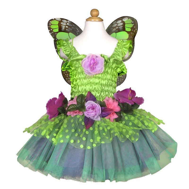 Great Pretenders Costumes - Fairy Blooms Dress with Wings - Green-Mountain Baby