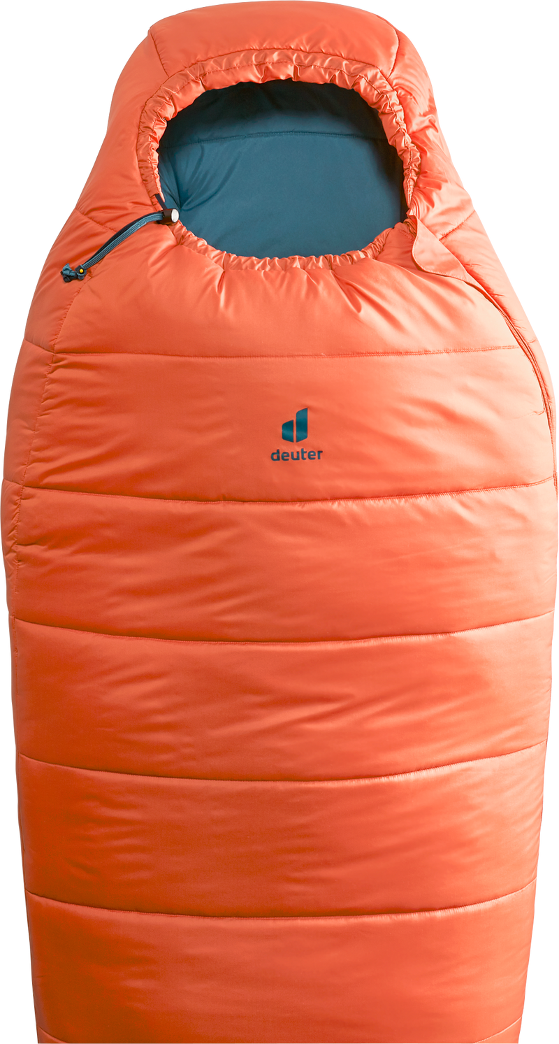Deuter Sleeping Bag - Starlight Pro - Paprika/Slate Blue-Mountain Baby