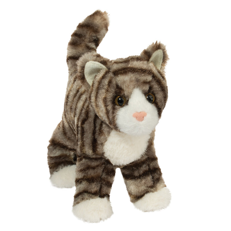 Douglas Cuddle Toys - Zigby The Grey Stripe Cat-Mountain Baby