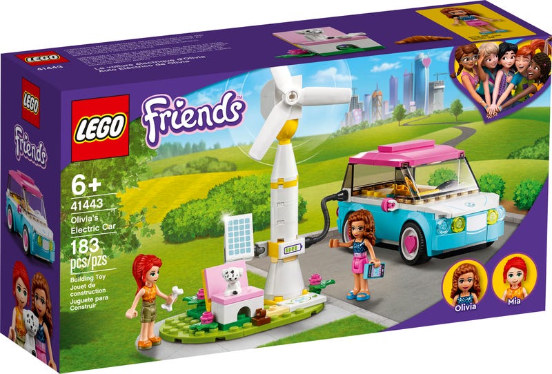 Lego Friends - Olivia's Electric Car 41443-Mountain Baby