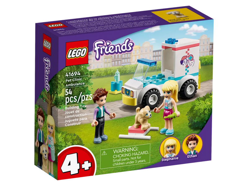 Lego Friends - Pet Clinic Ambulance 41694-Mountain Baby