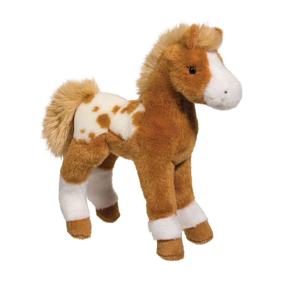 Douglas Cuddle Toys - Freckles Golden Appaloosa Foal-Mountain Baby