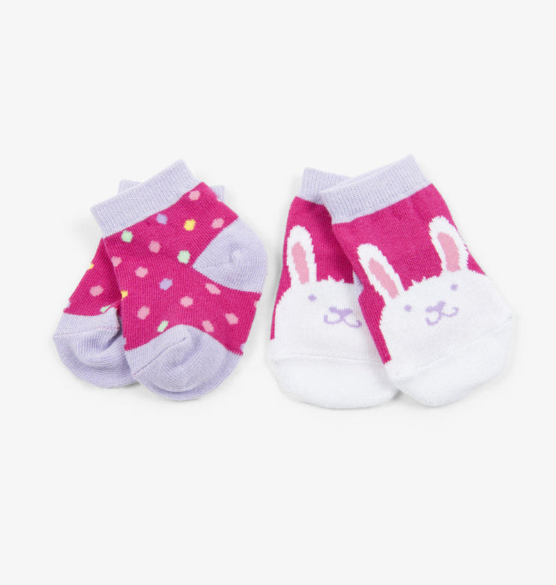 Little Blue HouseBaby Sock 2 Pack - Funny Bunny-Mountain Baby
