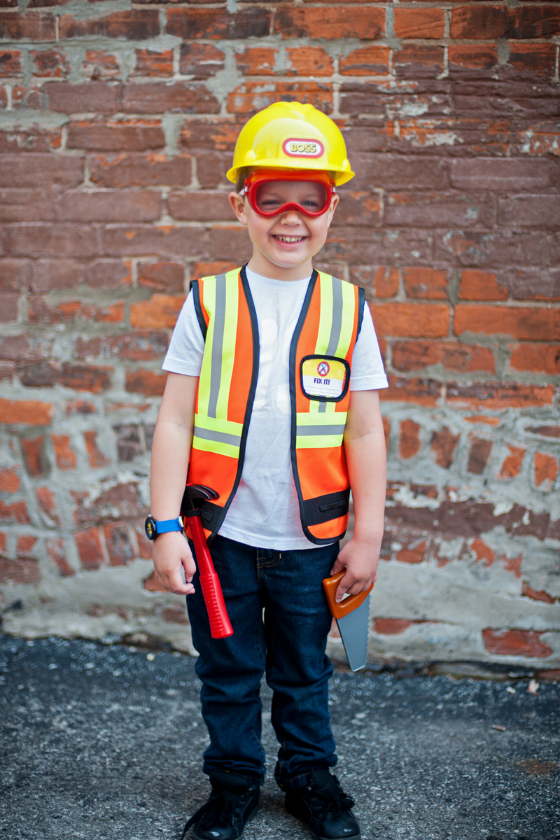 Great Pretenders Costumes - Construction Worker with Accessories-Mountain Baby