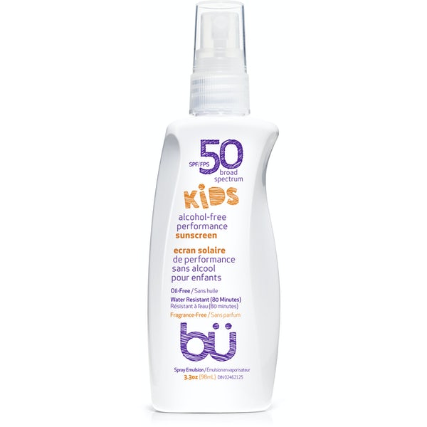 BU SPF 50 Fragrance & Alcohol Free Sunscreen Spray - 98 ml-Mountain Baby