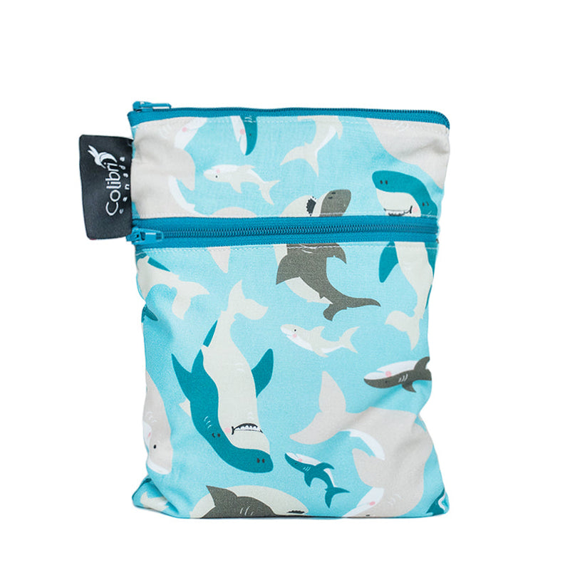 Colibri Double Duty Wet Bag - Mini - Sharks-Mountain Baby