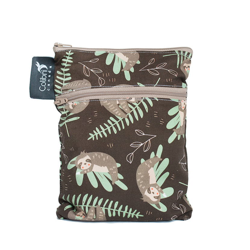 Colibri Double Duty Wet Bag - Mini - Sloths-Mountain Baby