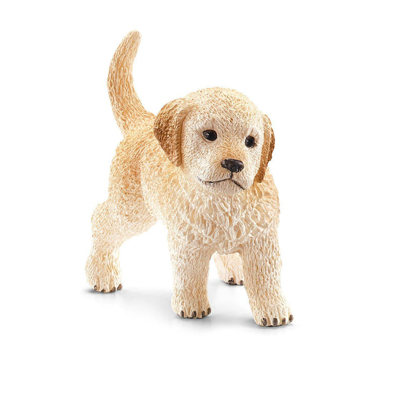 Schleich Animal Figurine - Dog - Golden Retriever Puppy-Mountain Baby
