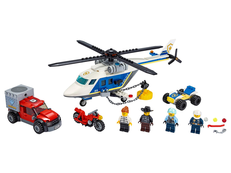 Lego City - Police Helicopter Chase 60243-Mountain Baby