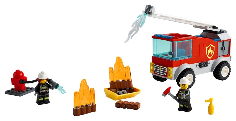 Lego City - Fire Ladder Truck 60280-Mountain Baby