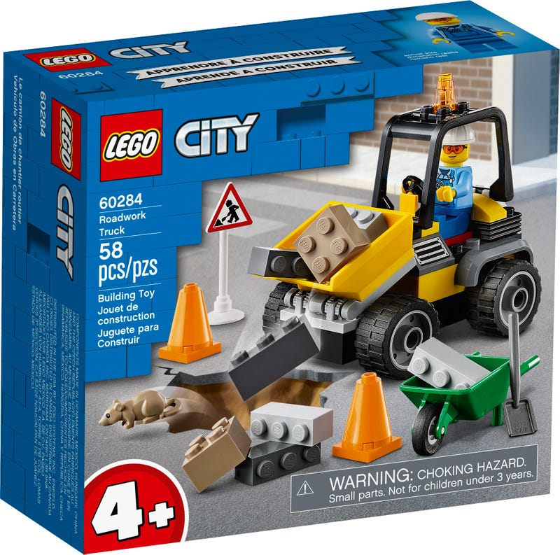 Lego City - Roadwork Truck 60284-Mountain Baby
