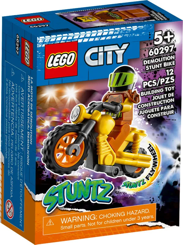 Lego City - Stuntz Demolition Bike 60297-Mountain Baby