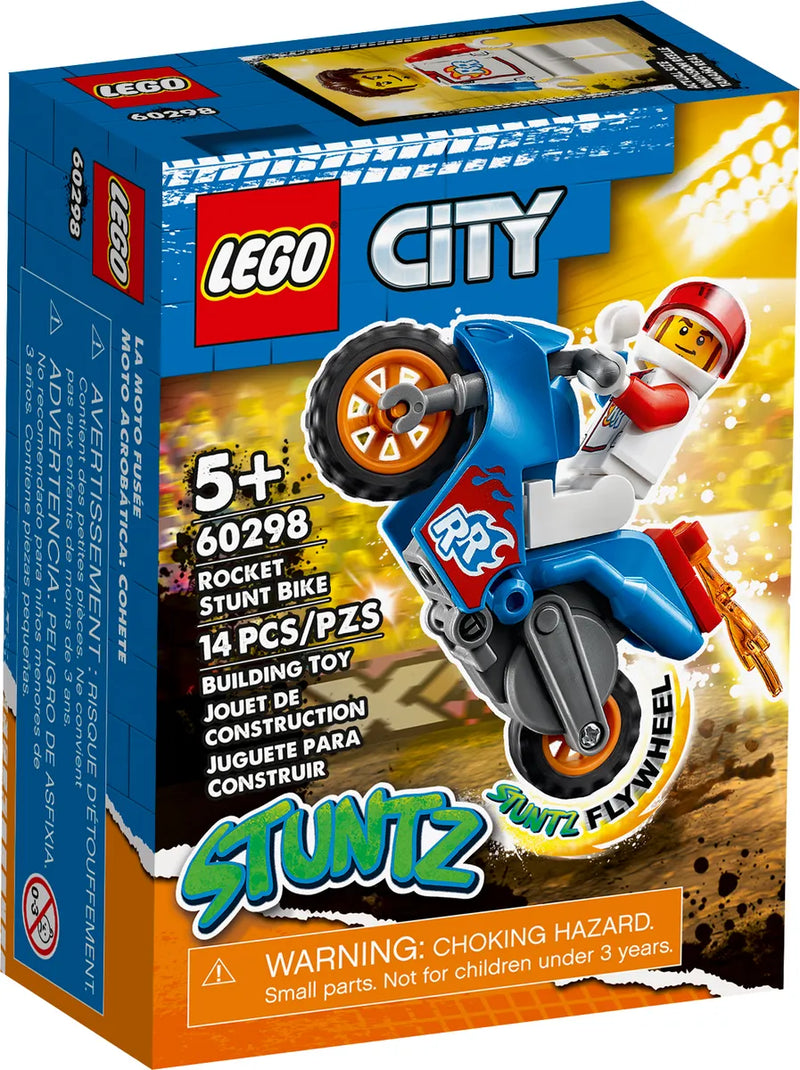 Lego City - Stuntz Rocket Bike 60298-Mountain Baby