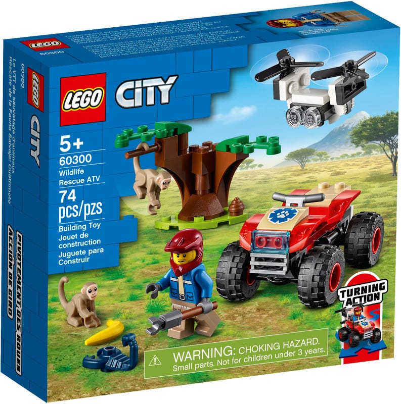Lego City - Wildlife Rescue ATV 60300-Mountain Baby