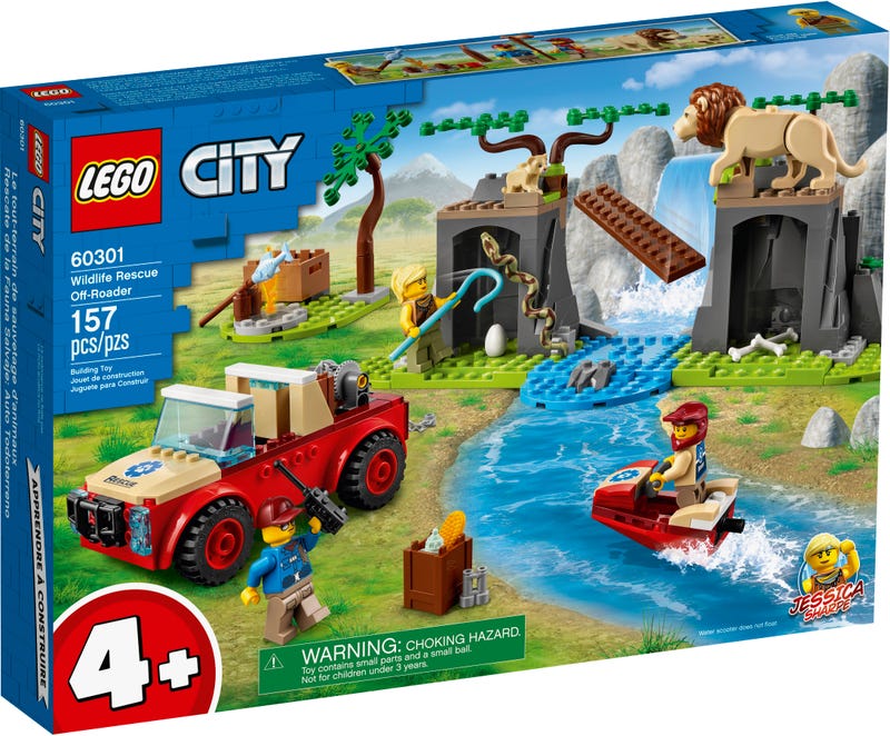 Lego City - Wildlife Rescue Off-Roader 60301-Mountain Baby