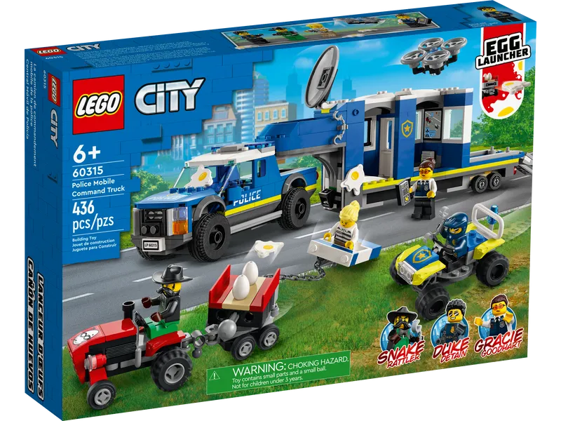 Lego City - Police Mobile Command Truck 60315-Mountain Baby