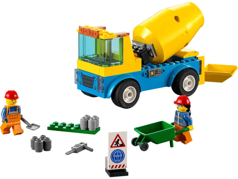 Lego City - Cement Mixer Truck 60325-Mountain Baby