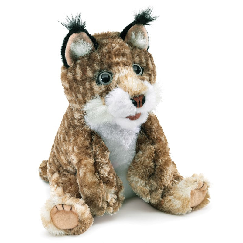 Folkmanis Puppets - Bobcat Kitten-Mountain Baby