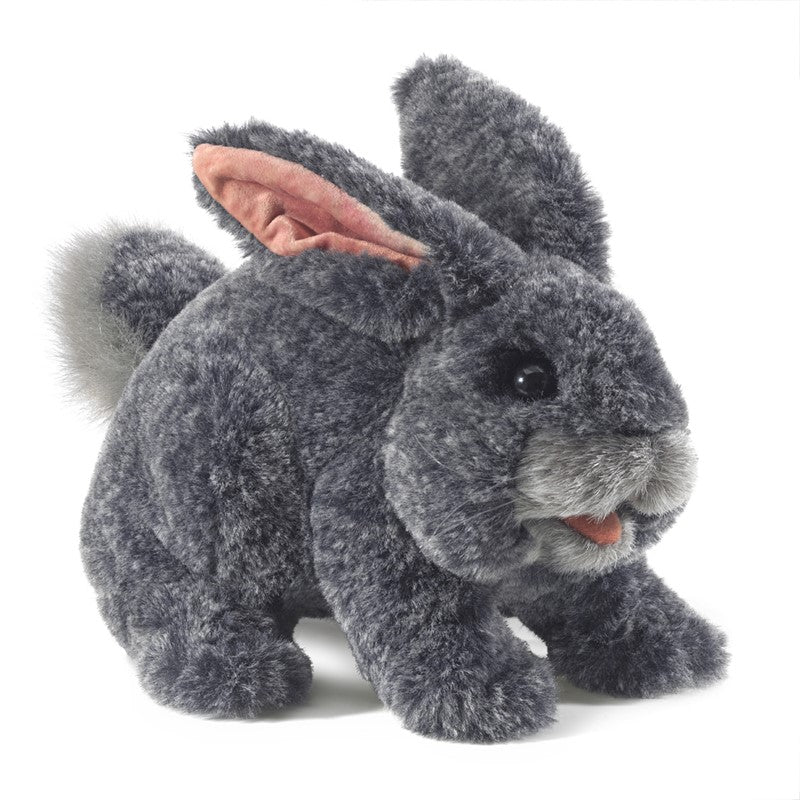 Folkmanis Puppets - Grey Bunny Rabbit-Mountain Baby
