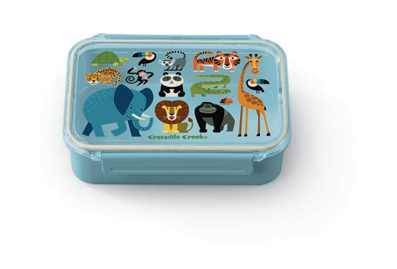 Crocodile Creek Bento Box - Jungle Friends-Mountain Baby